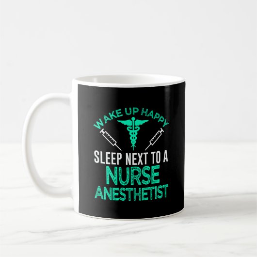 Nurse anesthetist RN geregistreerd verpleegmiddel  Koffiemok (Links)