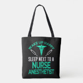Nurse anesthetist RN geregistreerd verpleegmiddel  Tote Bag (Achterkant)