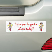 Nurse Angel Bumpersticker (Op auto)