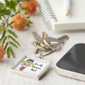 Nurse Angel - Gepersonaliseerd Sleutelhanger (Zijkant)