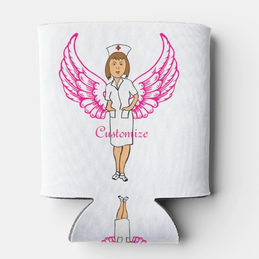 Nurse Angel Wings Thunder_Cove Blikjeskoeler (Achterkant)