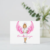 Nurse Angel Wings Thunder_Cove Briefkaart (Staand voorkant)