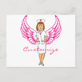 Nurse Angel Wings Thunder_Cove Briefkaart (Voorkant)