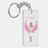 Nurse Angel Wings Thunder_Cove Sleutelhanger (Voorkant Links)