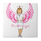 Nurse Angel Wings Thunder_Cove Tegeltje (Voorkant)
