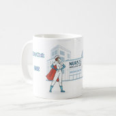 Nurse Appreciation Art  Mug Design Koffiemok (Voorkant links)