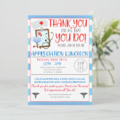 Nurse Appreciation Luncheon Invitation Kaart (Staand voorkant)