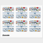 Nurse Appreciation Square Sticker (Vel)
