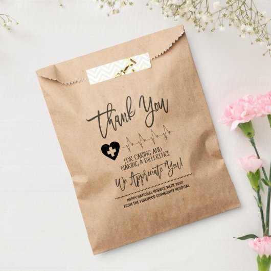 Nurse Appreciation Treat Bags Bedankzakje (Gezegeld)