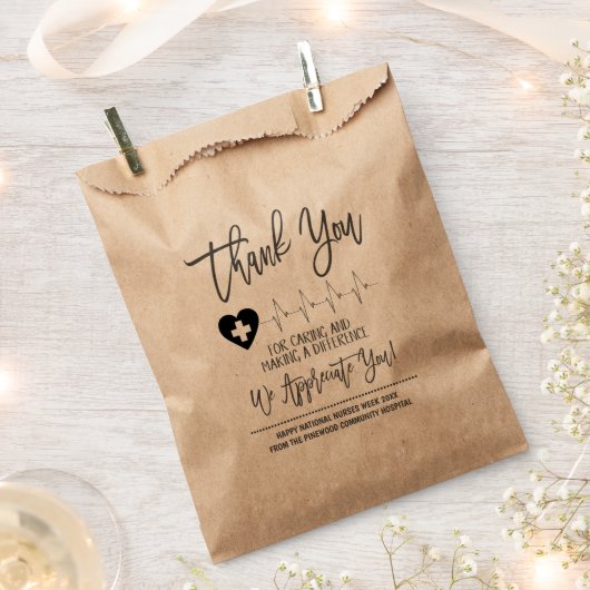 Nurse Appreciation Treat Bags Bedankzakje (Geknipt)