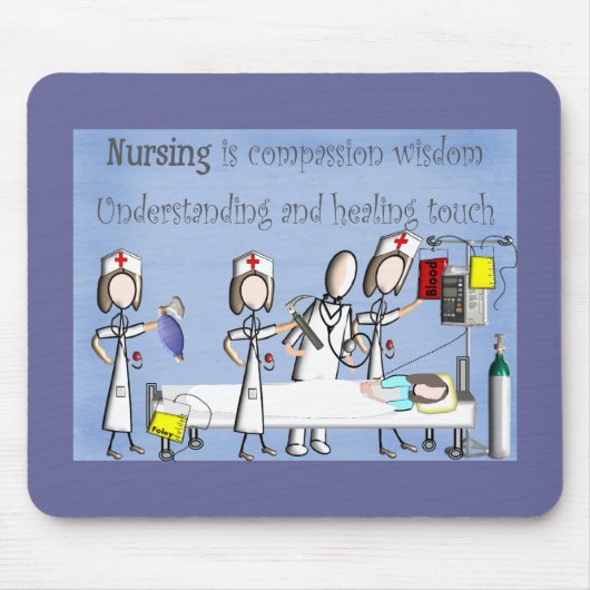 Nurse Art Gifts Muismat (Voorkant)