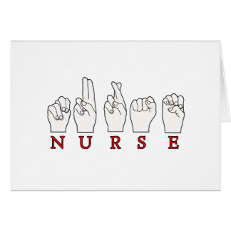 NURSE ASL FINGERSPELLED SIGN TAAL