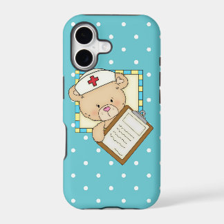Nurse Bear iPhone 7 plus stevige hoes