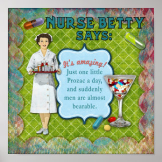 Nurse Betty Says Poster