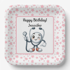 Nurse Birthday Party Paper Bord