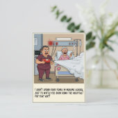 Nurse Blasts Patient With Extinguisher Get Well Briefkaart (Staand voorkant)