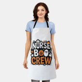 Nurse Boo Crew Halloween Healthcare Hero Spooky Schort (Gedragen)