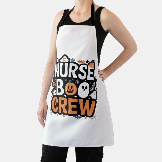 Nurse Boo Crew Halloween Healthcare Hero Spooky Schort (Insitu)