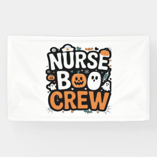 Nurse Boo Crew Halloween Healthcare Hero Spooky Spandoek