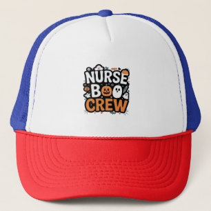 Nurse Boo Crew Halloween Healthcare Hero Spooky Trucker Pet