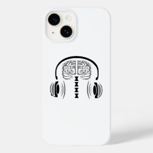 Nurse Brain Grey Listening to Song Case-Mate iPhone 14 Hoesje
