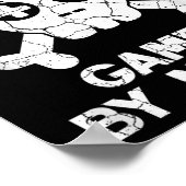 Nurse By Day Gamer By Night - Gaming Quote  Poster (Hoek)