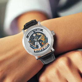 Nurse by Day Witch beroemd gemaakt door Night Hall Horloge