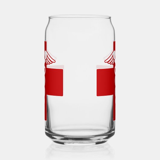 Nurse Caduceus Blikvorm Glas (Rechts)