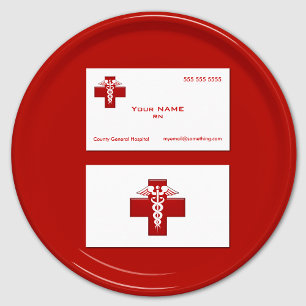 Nurse Caduceus Visitekaartje