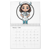 Nurse Calendar Collection - Inspiring Nursing Logo Kalender (Feb 2026)