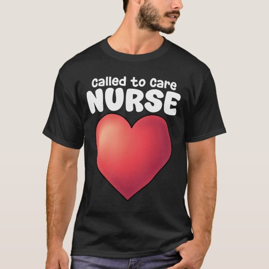 NURSE - CALLED TO CARE T-SHIRT (Voorkant)