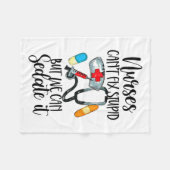 Nurse Can't Fix Stud But We Can Sedate It Nurselif Fleece Deken (Voorkant (Horizontaal))