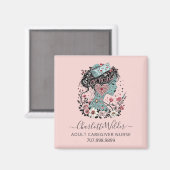 Nurse Caregiver Zakelijke magneet (Voorkant / Achterkant)