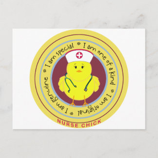 Nurse Chick Briefkaart