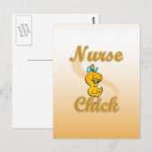 Nurse Chick Briefkaart (Voorkant / Achterkant)