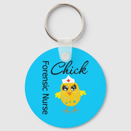 Nurse Chick v1 Forensic Nurse Sleutelhanger (Voorkant)