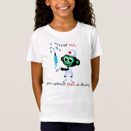 Nurse Chimpoo T-shirt (Voorkant)