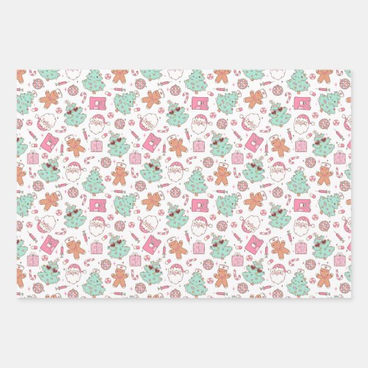 Nurse Christmas Inpakpapier Vel (Voorkant)