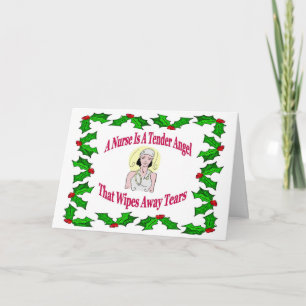 Nurse Christmas-Kaart Feestdagen Kaart