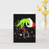 Nurse Christmas Stethoscope Nurses Xmas Pajamas Sa Kaart (Gele Bloem)