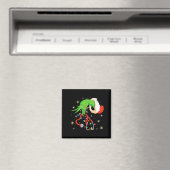 Nurse Christmas Stethoscope Nurses Xmas Santa Wome Magneet (Insitu (Vaatwasser))