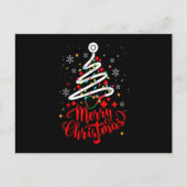 Nurse Christmas Tree Stethoscope RN LPN Scrub Nurs Feestdagenkaart (Voorkant)