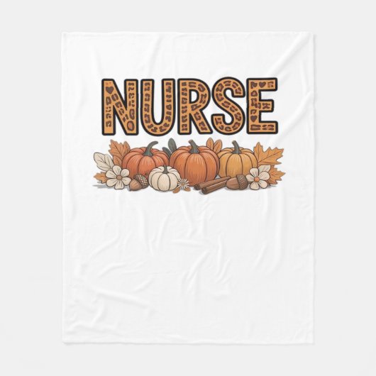NURSE Classic T-Shirt Fleece Deken (Voorkant)