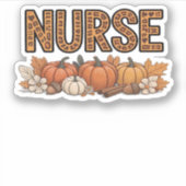 NURSE Classic T-Shirt Sticker (Voorkant)