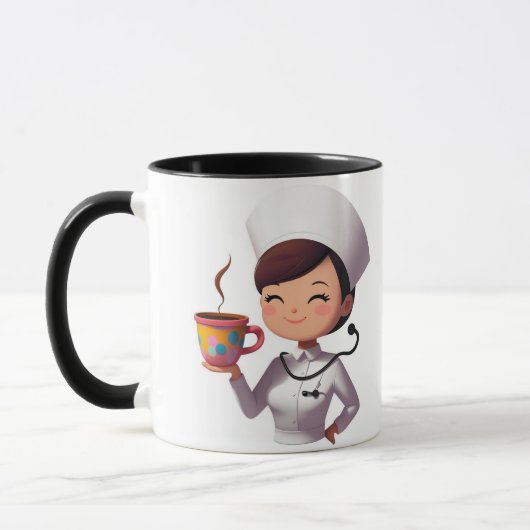 Nurse Coffee Lover Mug Mok (Links)