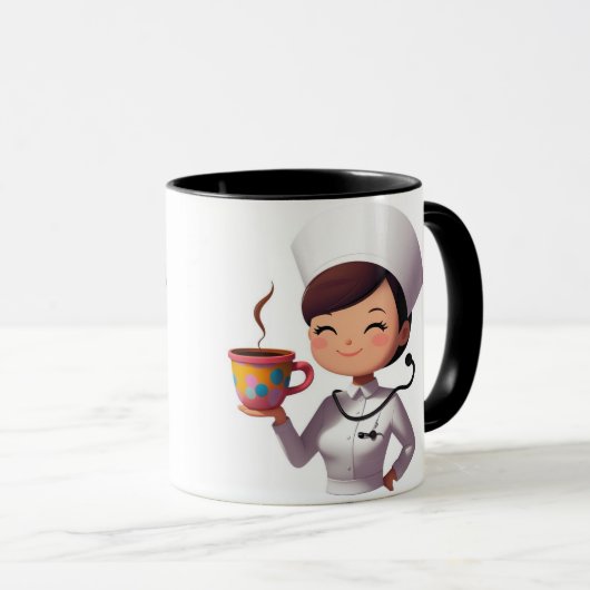 Nurse Coffee Lover Mug Mok (Voorkant rechts)