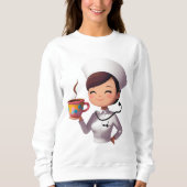 Nurse Coffee Sweatshirt (Voorkant)