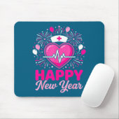 Nurse Crew Heartbeat Nye Countdown Party Year Happ Muismat (Met muis)