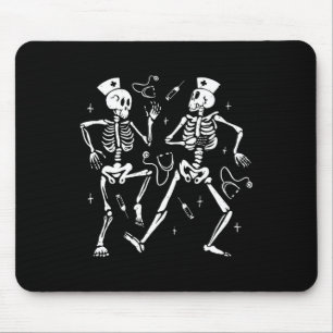 Nurse Dancing Skeleton Halloween Skeleton Kostuum Muismat