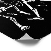 Nurse Dancing Skeleton Halloween Skeleton Kostuum Poster (Hoek)
